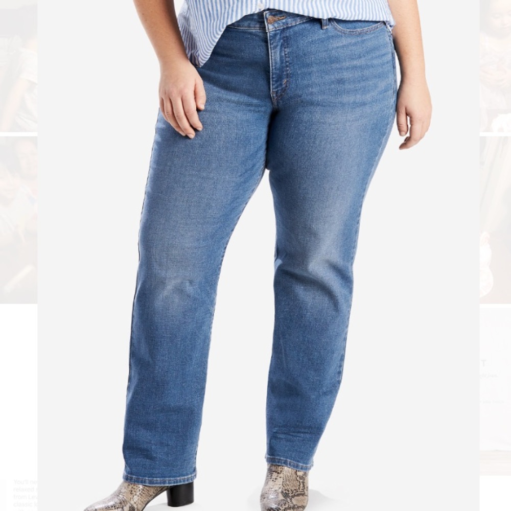 Levi’s Plus Size Classic Straight-Leg Jeans